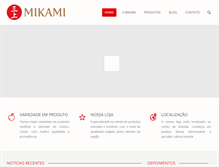 Tablet Screenshot of mikami.com.br